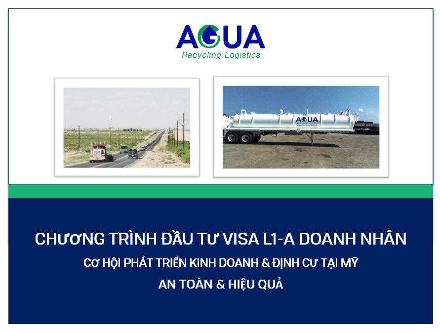 CHƯƠNG TRÌNH ĐẦU TƯ VISA L1-A DOANH NHÂN CƠ HỘI PHÁT TRIỂN KINH DOANH & ĐỊNH CƯ TẠI MỸ