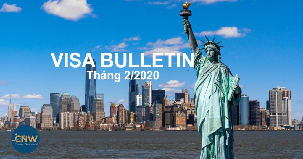 Bản tin thị thực Mỹ tháng 2/2020