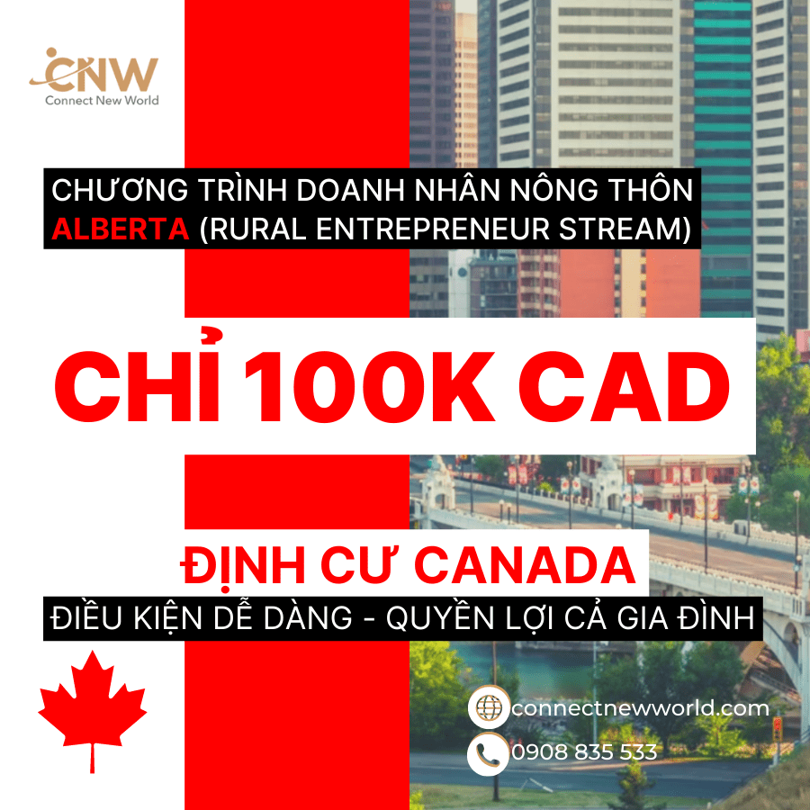 Định cư Canada mới nhất dễ nhất 2023