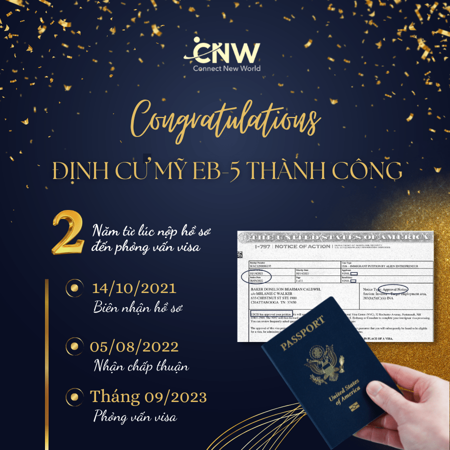 Tin định cư Mỹ EB5 dự án EB5 cấp tốc CNW