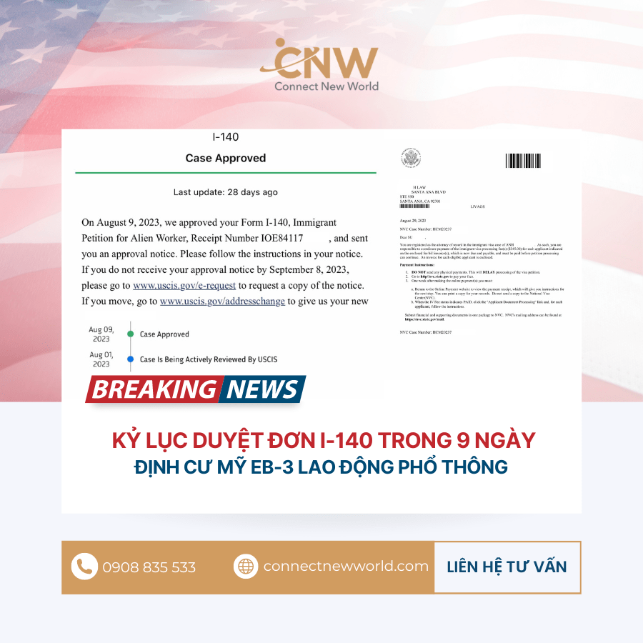 Diện EB3 năm 2023 thành công