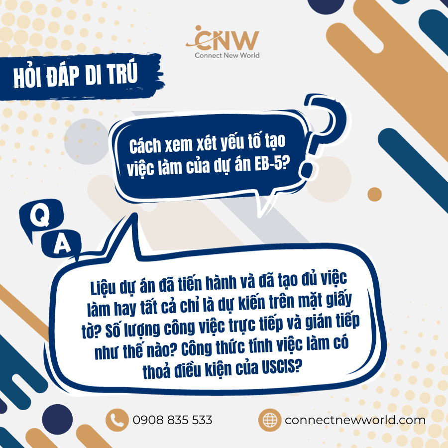 tạo việc làm của dự án EB-5