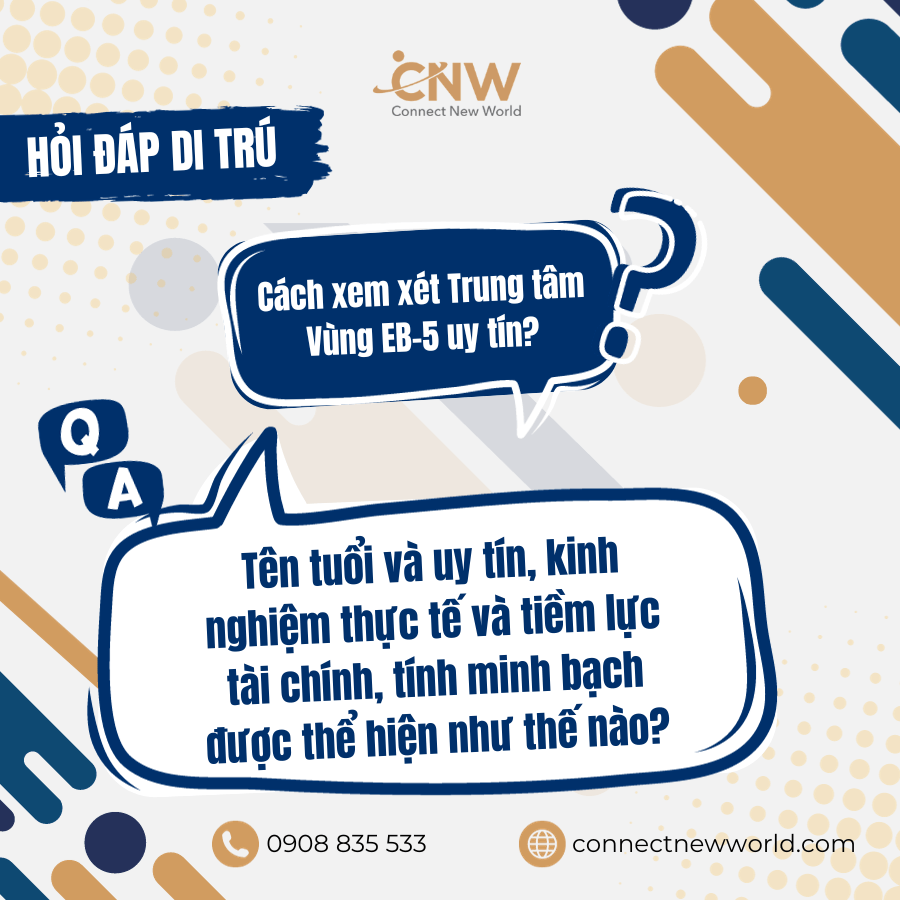 Cách chọn trung tâm vùng EB-5 uy tín