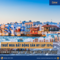 Thuế Mua Bất Động Sản Hy Lạp 15%: Phạm Vi Áp Dụng Được Làm Rõ Trước Mốc 01/07/2027